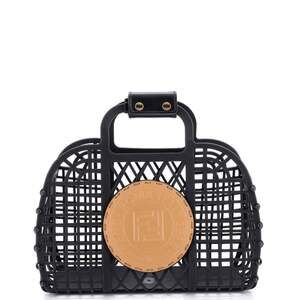 Fendi Ff Logo Stamp Basket Tote Pvc #194694F71B